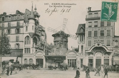 Pariisi, Montmatre, Le Moulin Rouge (Punainen Moulin Rouge) tekijältä French Photographer