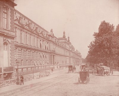 Pariisi: Louvren palatsi ja Tuileries, eteläpuoli (m/v kuva) tekijältä French Photographer
