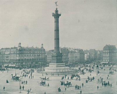 Pariisi: Place de la Bastille (m/w kuva) tekijältä French Photographer