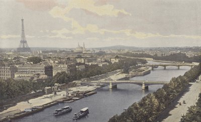 Pariisi, Seinen näkymä, otettu Pavillon de Floresta tekijältä French Photographer