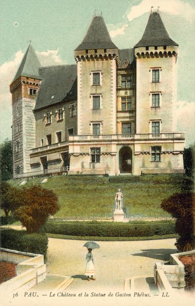 Pau, Chateau, Gaston Phebusin patsas tekijältä French Photographer