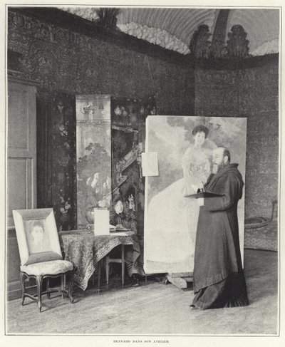 Paul-Albert Besnard työpajassaan tekijältä French Photographer