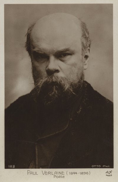 Paul Verlaine, ranskalainen runoilija tekijältä French Photographer