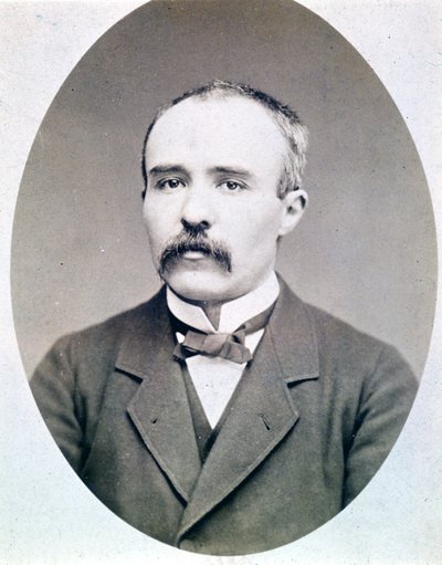 Valokuva Georges Clémenceau nuoresta (1841 - 1929) noin 1870 - 1880. tekijältä French Photographer