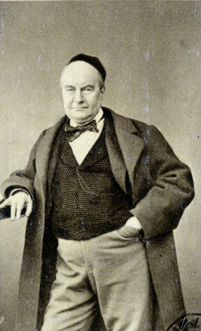 Muotokuva Charles Augustin Sainte Beuvesta (1804 - 1869) (Sainte-Beuve), kirjailija, toimittaja ja kirjallisuuskriitikko. tekijältä French Photographer