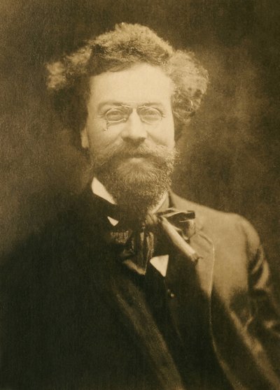 Ranskalaisen säveltäjän Claude Terrassen (1867-1923) muotokuva. tekijältä French Photographer