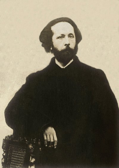 Edouard Lalon (1823-1892), ranskalaisen säveltäjän muotokuva. Valokuvaus, 1800-luvun loppu, Pariisi. tekijältä French Photographer