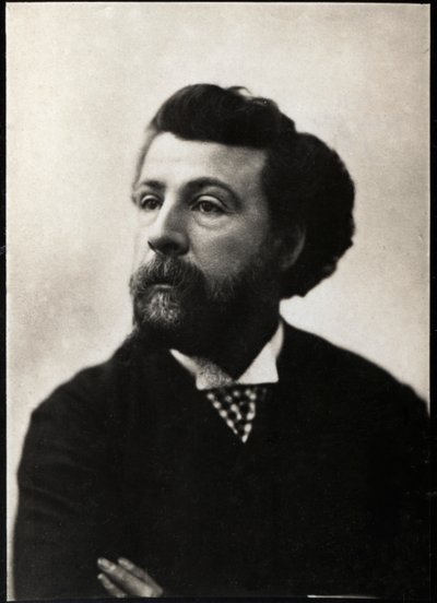 Muotokuva Edouard Pailleronista (1834-1899), ranskalaisesta runoilijasta ja näytelmäkirjailijasta. tekijältä French Photographer