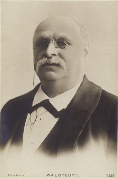 Emile Waldteufelin muotokuva tekijältä French Photographer