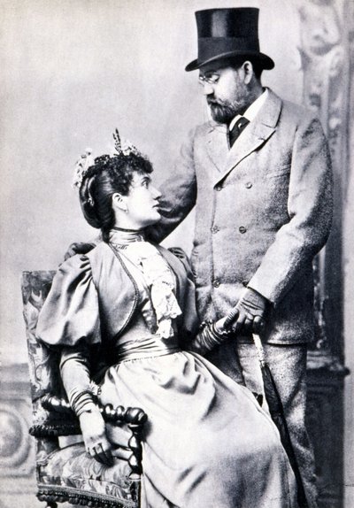 Muotokuva Emile Zolasta ja Jeanne Rozerot