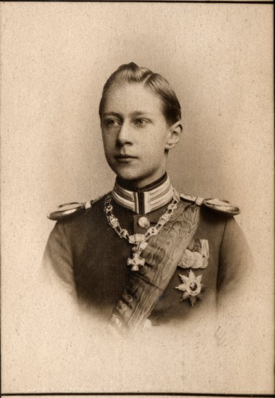 Prinssi Williamin (1882-1951), Saksan kruununprinssin muotokuva tekijältä French Photographer
