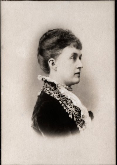 Anhalt Dessaun prinsessa Adelheid Marie (1833-1916), Luxemburgin suurherttuatar, muotokuva. tekijältä French Photographer