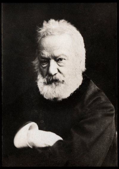 Muotokuva Victor Hugosta (1802-1885), ranskalainen runoilija, näytelmäkirjailija, kirjailija, esseisti. tekijältä French Photographer