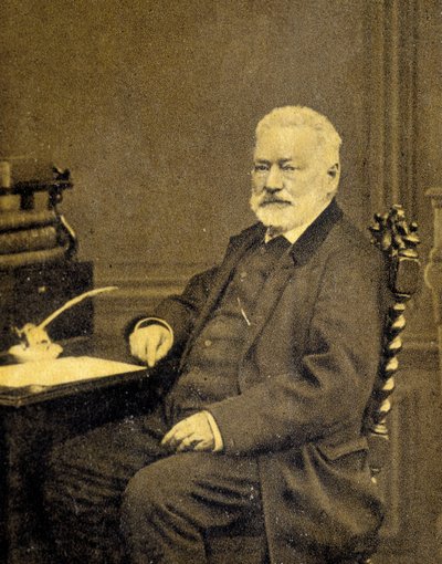 Victor Hugon muotokuva vuonna 1872. tekijältä French Photographer