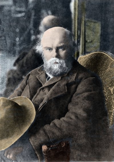 Muotokuva runoilija Paul Verlainesta (1844-1896) tekijältä French Photographer