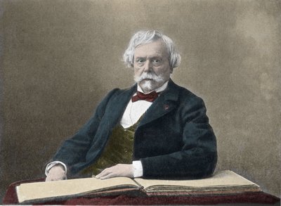 Muotokuva kirjailija Edmond de Goncourtista (1822-1896) Valokuva 1800-luvun lopulta tekijältä French Photographer