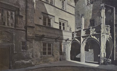 Rodez, talo Place dEstaingissa, näkymä sisäpihalle tekijältä French Photographer