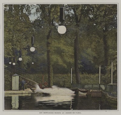 Vuoristorata Jardin de Parisissa (värikuva) tekijältä French Photographer