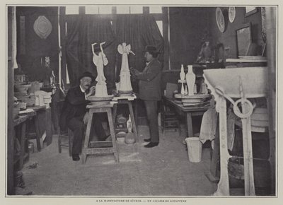 Veistospaja Sevresin posliinitehtaalla, Ranska (m/v kuva) tekijältä French Photographer