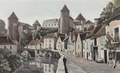 Semur, Näkymä Armanconin rannalta tekijältä French Photographer