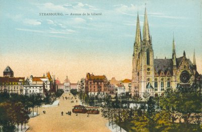 Strasbourg: Avenue de la Liberte (värikuva) tekijältä French Photographer