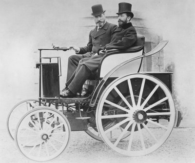 Jeantaud-sähköauto, 1896 tekijältä French Photographer