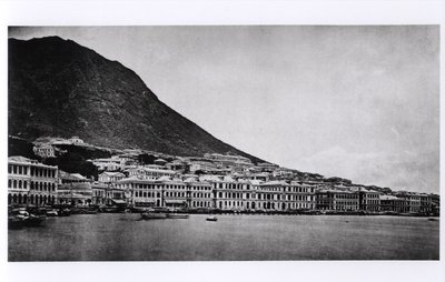 The Praya, Hong Kong, J. Thompsonin Illustrations de la Chine et de ses Habitants -julkaisusta, julkaistu vuonna 1873 tekijältä French Photographer