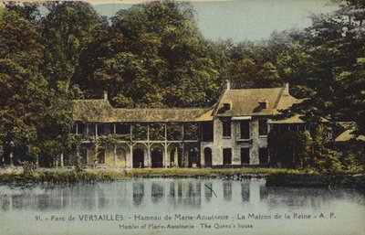 Kuningattaren talo, Hamlet of Marie Antoinette, Versailles (värikuva) tekijältä French Photographer