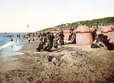 Ranta Trouvillessa Ranskassa, 1890-1900 tekijältä French Photographer