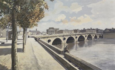 Toulouse, Pont-Neuf, Näkymä otettu ylävirtaan Garonnen vasemmalla rannalla tekijältä French Photographer