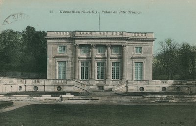 Versailles, Petit Trianonin palatsi. Postikortti lähetetty 1913. tekijältä French Photographer