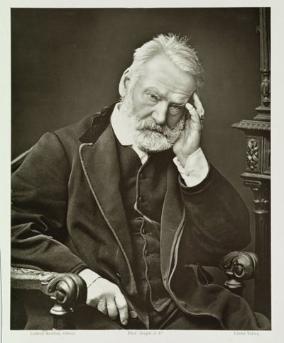 Victor Hugo (1802-85), Galerie Contemporainesta, n. 1874-78 tekijältä French Photographer