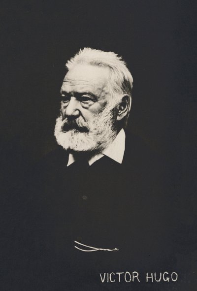 Victor Hugo, muotokuva (m/w kuva) tekijältä French Photographer