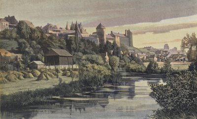Lasi, Chateau, Näkymä pohjoiseen otettuna laaksosta tekijältä French Photographer