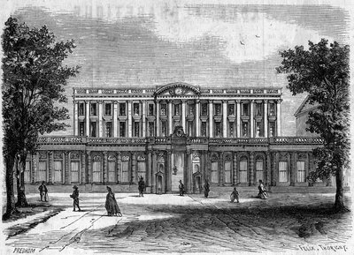 1700-luvun arkkitehtuuri: ulkokuva Bordeaux