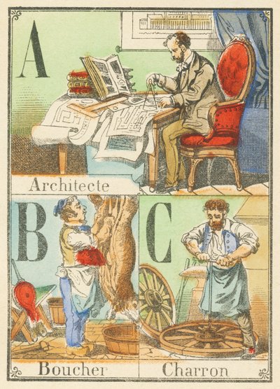 A B C: Arkkitehti, teurastaja, Charron tekijältä French School