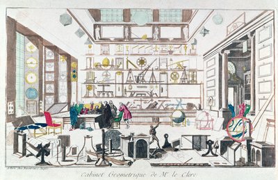 Geometriatutkimus, Sebastien Le Clercin mukaan, 1717 tekijältä French School
