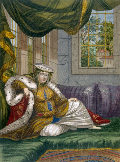 Juutalainen nainen juhlapuvussa, n. 1708 tekijältä French School