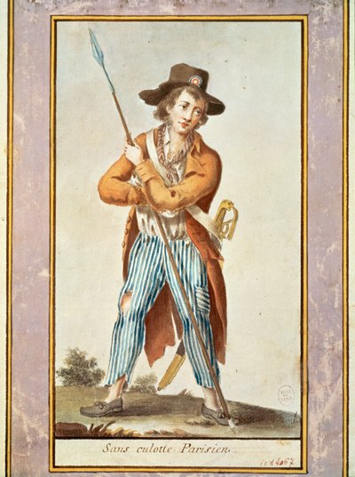 A Parisian sansculotte tekijältä French School