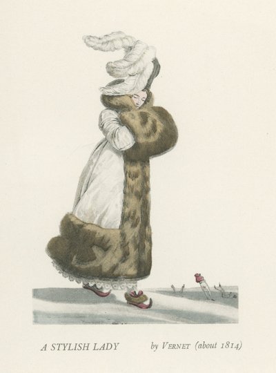 Tyylikäs nainen (noin 1814) tekijältä French School
