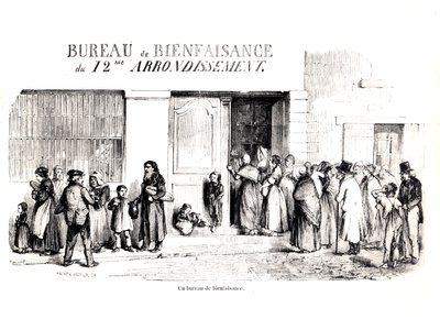 Hyvinvointitoimisto Pariisissa 12th Arrondissement, n. 1870 tekijältä French School