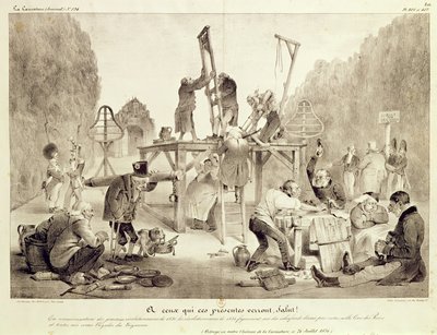Salut!, levyt 406 ja 407, nro 194, La Caricature, painaja Delaunois tekijältä French School