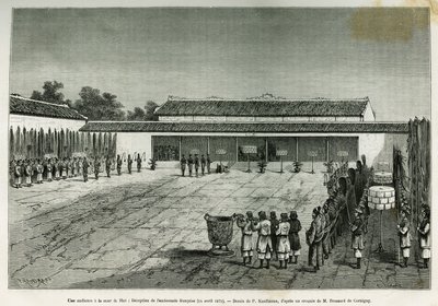 Kuulemistilaisuus Huen tuomioistuimessa (Vietnam), Ranskan suurlähetystön vastaanotto, 14. huhtikuuta tekijältä French School