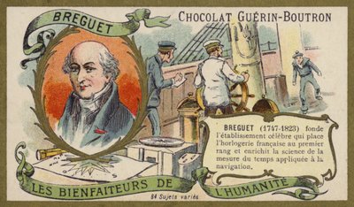 Abraham-Louis Breguet, sveitsiläinen kelloseppä (chromolitho) tekijältä French School