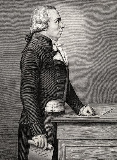 Adrien Marie Legendre Louis Blancin (1811-82) "Histoire de la Revolution Francaisesta" tekijältä French School
