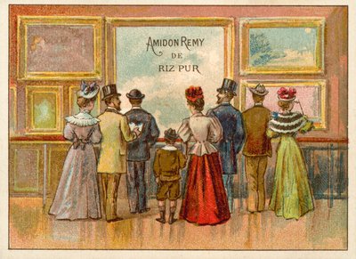 Amidon Remy de Riz Purin (chromolitho) mainos tekijältä French School
