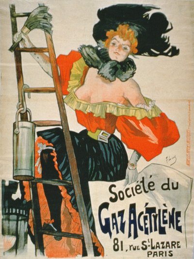 Societe du Gaz Acetyleneen, Pariisin mainos tekijältä French School