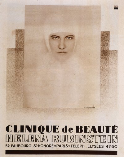 Mainonta Héléna Rubinstein Beauty Clinicille Pariisissa - Vussa tekijältä French School