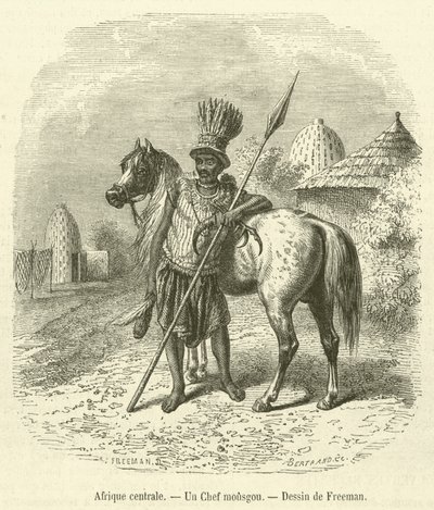 Keski-Afrikka, Mousgou Chief (kaiverrus) tekijältä French School