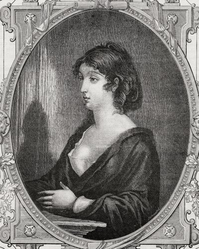Aimee Cecile Renault (1774-94), Pannemakerin kaiverrus Rambertin mukaan Louis Blancin (1811-82) "Histoire de la Revolution Francaise" -teoksesta tekijältä French School
